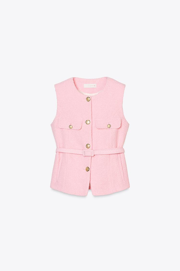 Belted Elegance Gilet