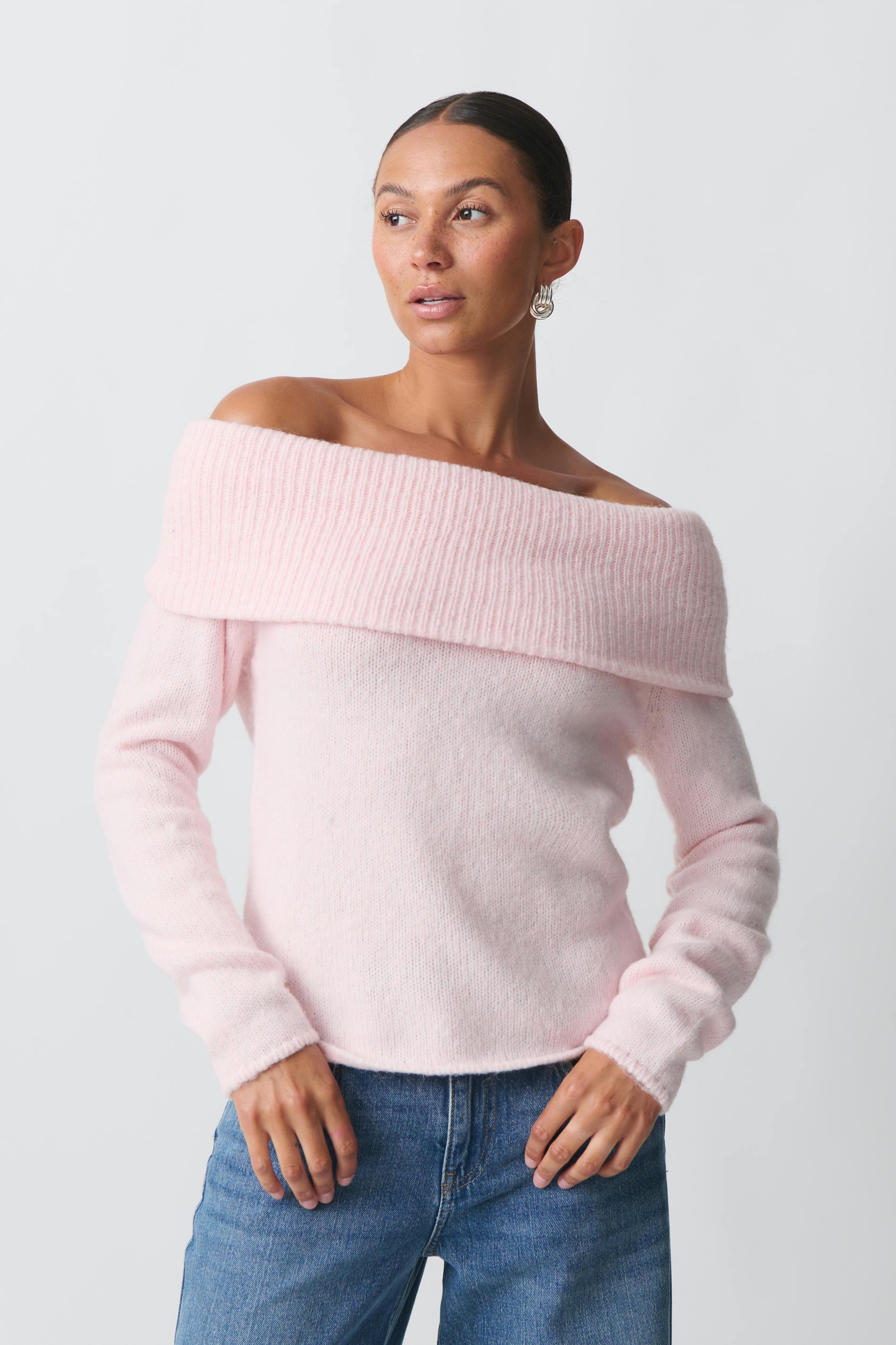 Off Shoulder Comfort Sweater